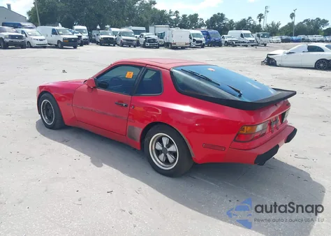 1985 Porsche 944 из США, поврежденный, VIN WP0AA0949FN458218